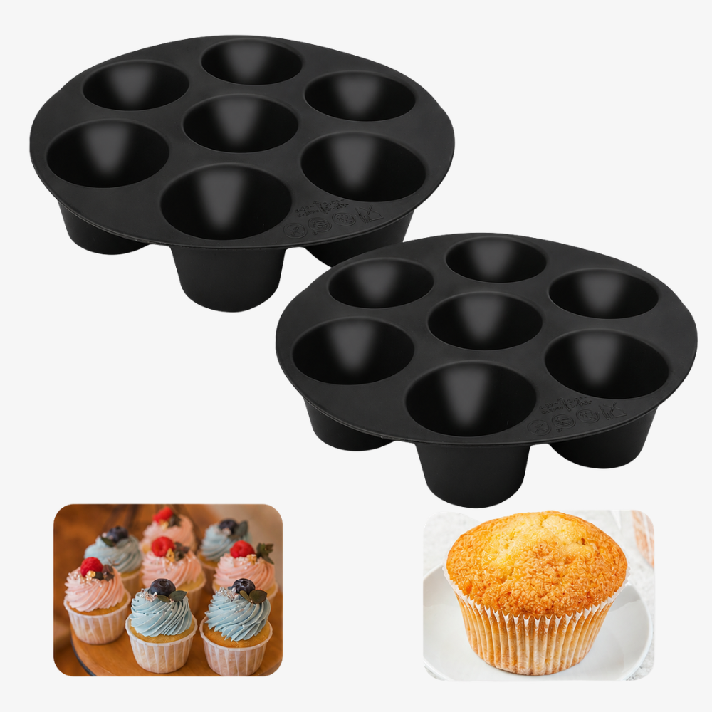 Reusable Silicone Muffin Mold for Airfryer