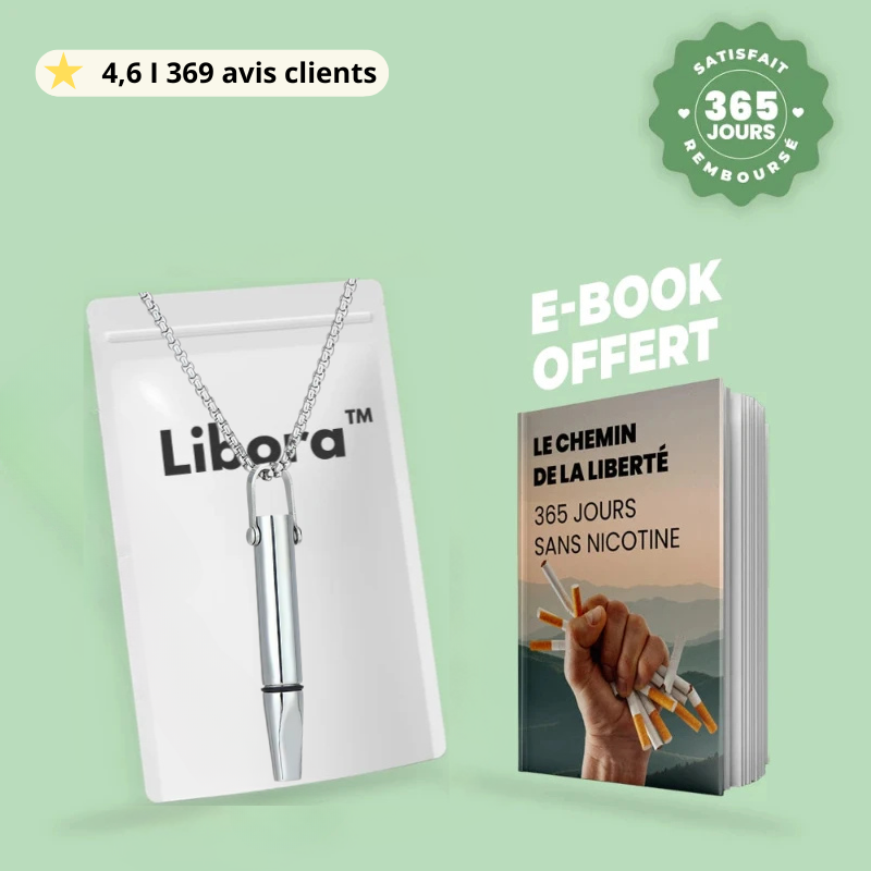Collier d’Aide au Sevrage Tabacologique avec Filtre - Libora V3