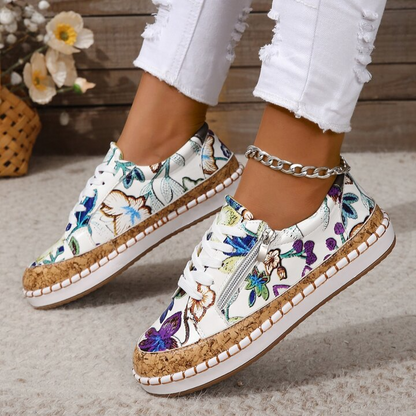Chaussures fleuries confortables
