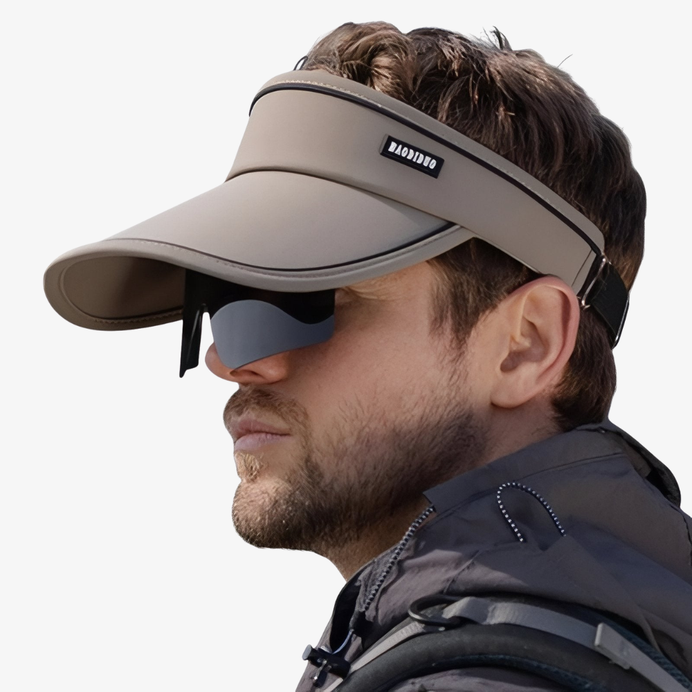 Visor cap with integrated goggles