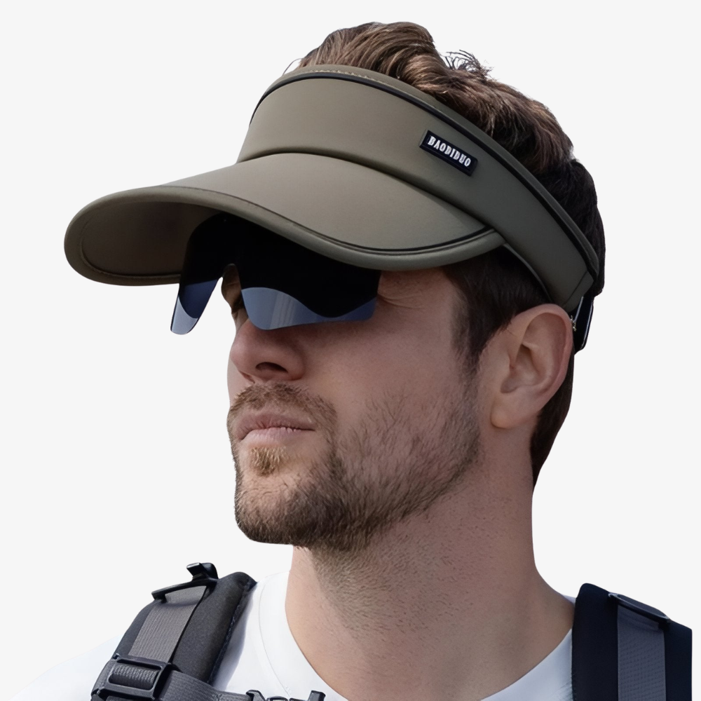 Visor cap with integrated goggles