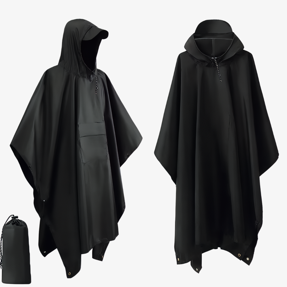Hiking rain poncho