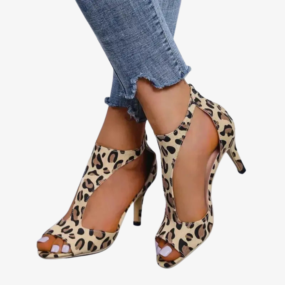 Orthopedic Leather Heeled Shoes - OrthoElegance™