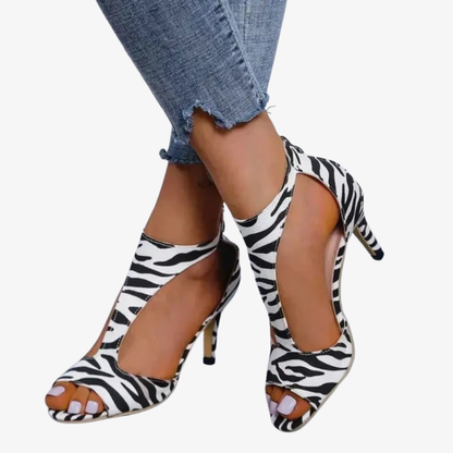Orthopedic Leather Heeled Shoes - OrthoElegance™