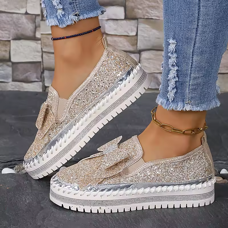 Mocassins pailletés