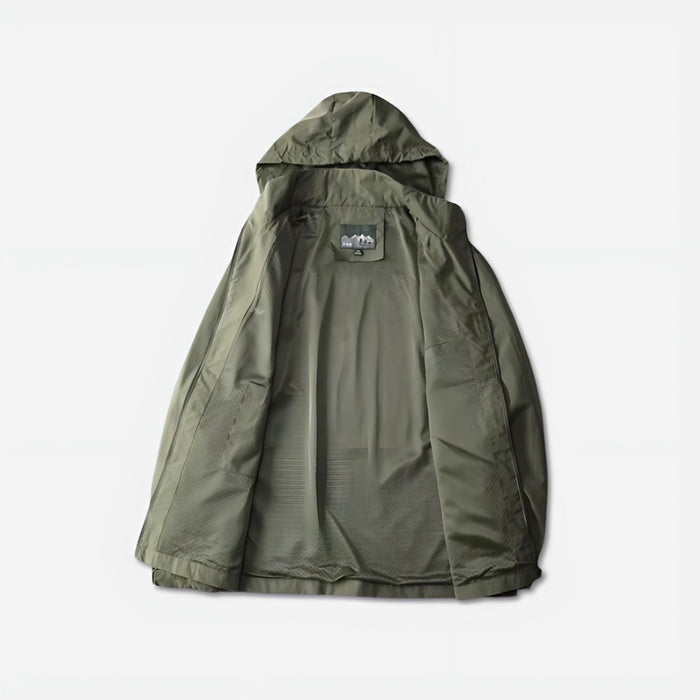 Men's Windproof Jacket with DWR Treatment |