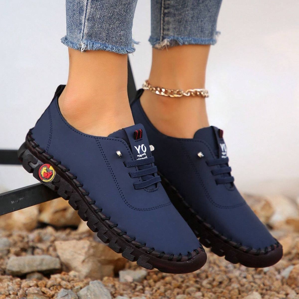 Maya - Lightweight non-slip leather shoes