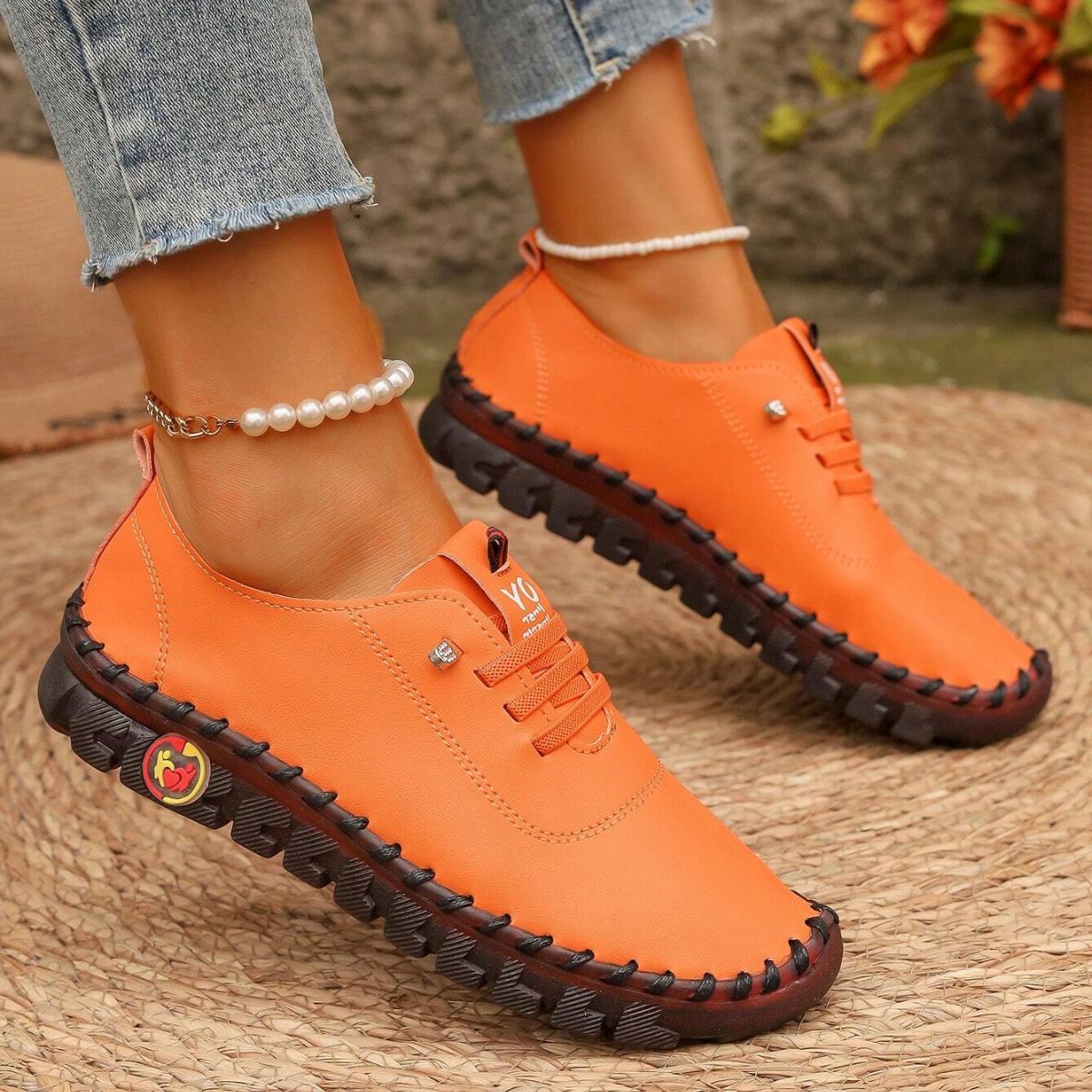 Maya - Lightweight non-slip leather shoes