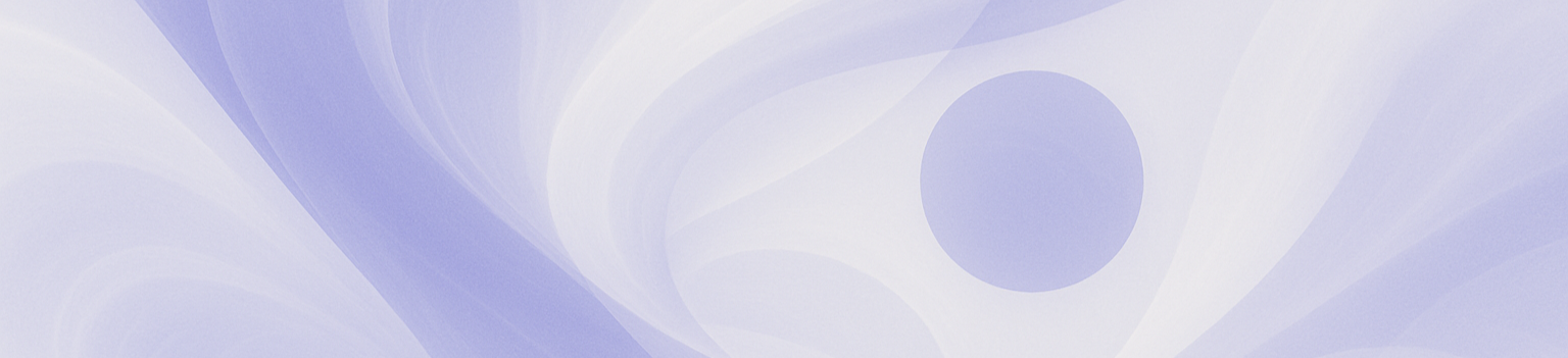 Create an abstract image using this colors 
#a3a3fb and white 